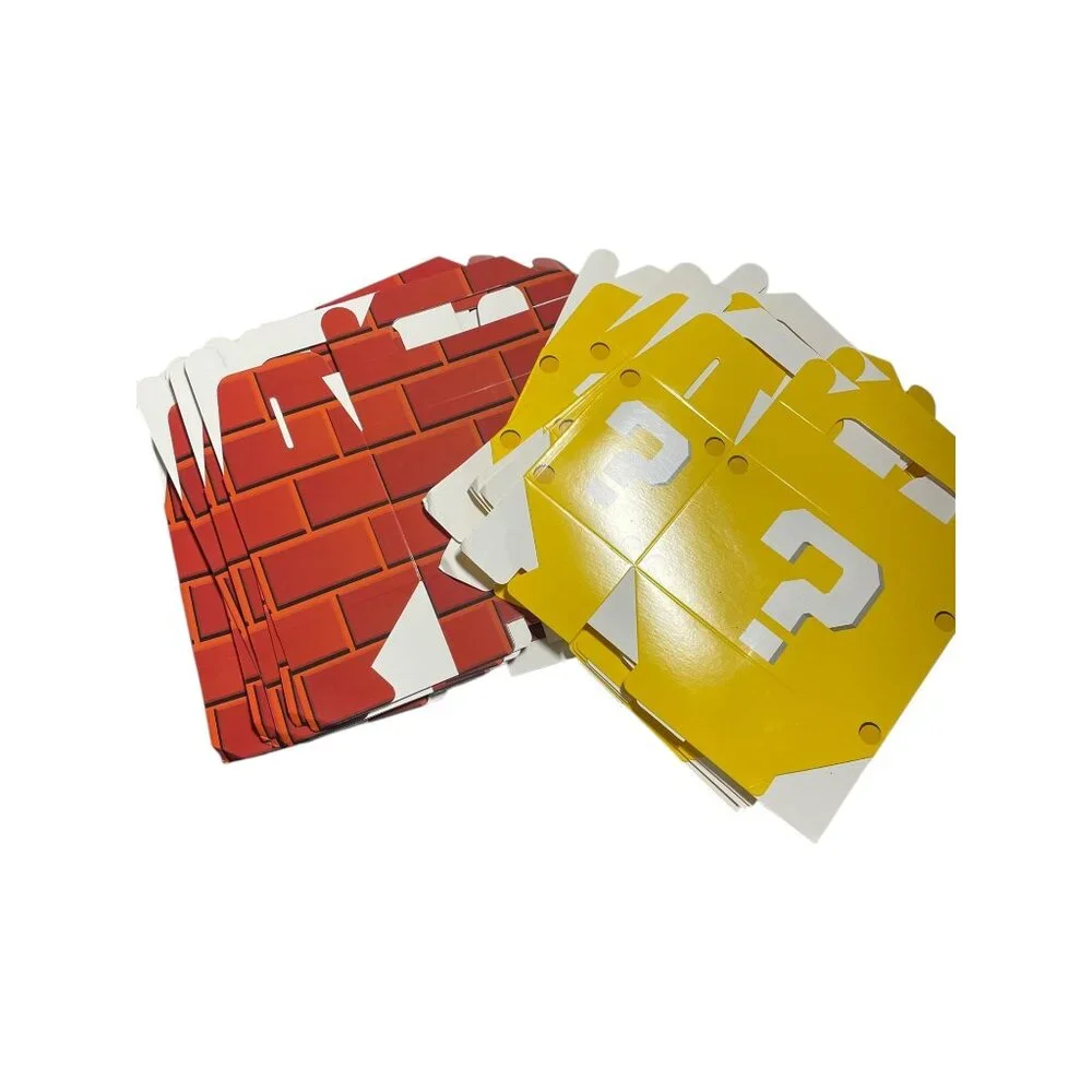 Mario Party Themed Party Favor Boxes‎ 20 Pack Brick & Question Block